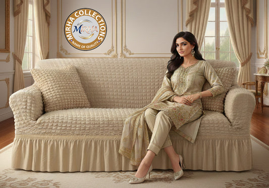 Mesh-Bubble Turkish Style Sofa Cover - Skin